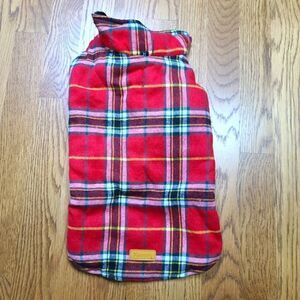 Kuoser Reversible Dog Vest  NWOT Red Plaid Medium